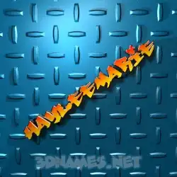 hayleemarie in Grid Style style - 3D name wallpaper