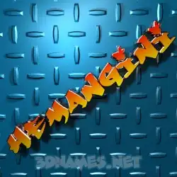 hemangini in Grid Style style - 3D name wallpaper