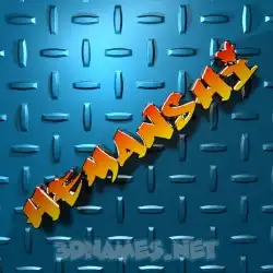 hemanshi in Grid Style style - 3D name wallpaper