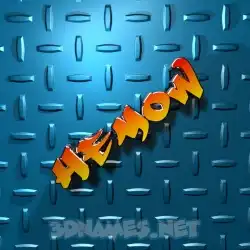 hemow in Grid Style style - 3D name wallpaper