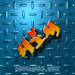 him in Grid Style style - 3D name wallpaper