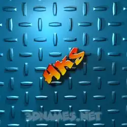 hks in Grid Style style - 3D name wallpaper