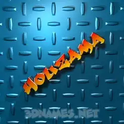 houzama in Grid Style style - 3D name wallpaper