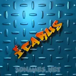 icarus in Grid Style style - 3D name wallpaper