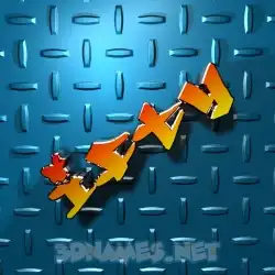 ifty in Grid Style style - 3D name wallpaper