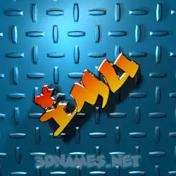 imu in Grid Style style - 3D name wallpaper