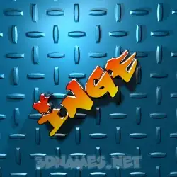 inge in Grid Style style - 3D name wallpaper
