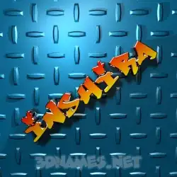 inshira in Grid Style style - 3D name wallpaper