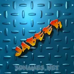 jabeer in Grid Style style - 3D name wallpaper