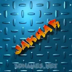 jakhar in Grid Style style - 3D name wallpaper
