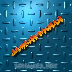 jamshedkhan in Grid Style style - 3D name wallpaper