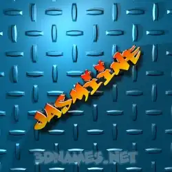 jasmiine in Grid Style style - 3D name wallpaper
