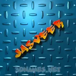 jasveer in Grid Style style - 3D name wallpaper