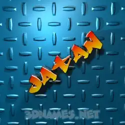 jatan in Grid Style style - 3D name wallpaper
