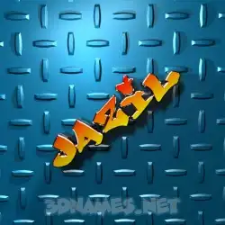 jazil in Grid Style style - 3D name wallpaper