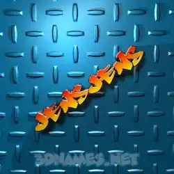 jensjens in Grid Style style - 3D name wallpaper