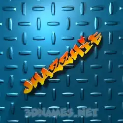 jhazzhie in Grid Style style - 3D name wallpaper