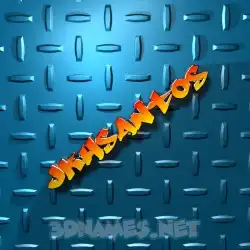 jkhsantos in Grid Style style - 3D name wallpaper