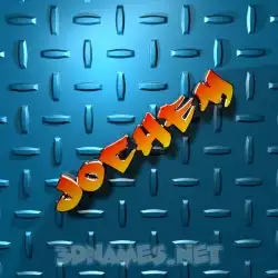 jochem in Grid Style style - 3D name wallpaper