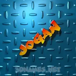 jogan in Grid Style style - 3D name wallpaper