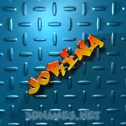 jorina in Grid Style style - 3D name wallpaper