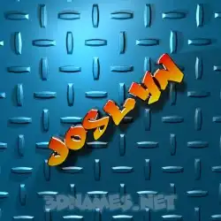 joslyn in Grid Style style - 3D name wallpaper