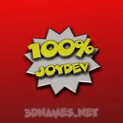 joydev in Grid Style style - 3D name wallpaper
