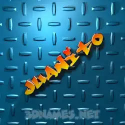 juanito in Grid Style style - 3D name wallpaper