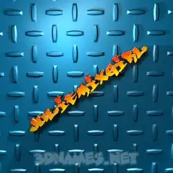 juliemixgirl in Grid Style style - 3D name wallpaper