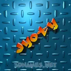 jyoty in Grid Style style - 3D name wallpaper