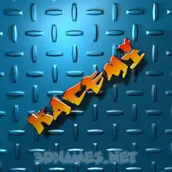 kacemi in Grid Style style - 3D name wallpaper