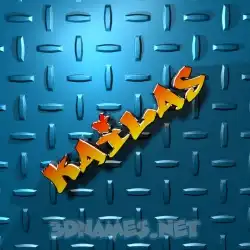 kailas in Grid Style style - 3D name wallpaper
