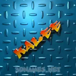 kalee in Grid Style style - 3D name wallpaper