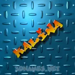 kalina in Grid Style style - 3D name wallpaper