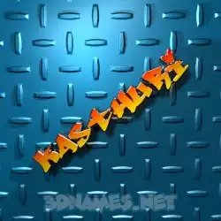 kasthuri in Grid Style style - 3D name wallpaper