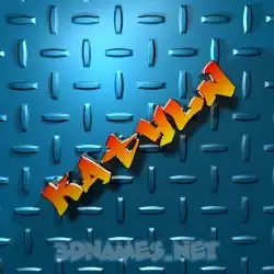 katyln in Grid Style style - 3D name wallpaper