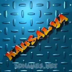 kausalya in Grid Style style - 3D name wallpaper