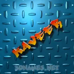 kaveer in Grid Style style - 3D name wallpaper