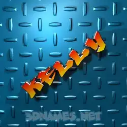 kelly in Grid Style style - 3D name wallpaper