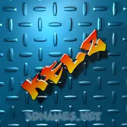 kelz in Grid Style style - 3D name wallpaper