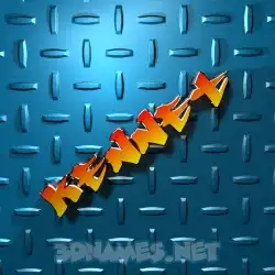 kennet in Grid Style style - 3D name wallpaper