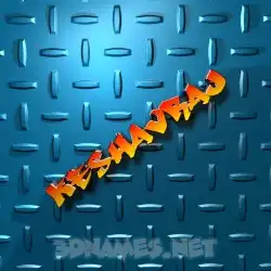 keshavraj in Grid Style style - 3D name wallpaper