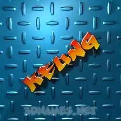 keung in Grid Style style - 3D name wallpaper