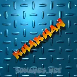 khakhan in Grid Style style - 3D name wallpaper