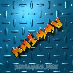 khimmy in Grid Style style - 3D name wallpaper