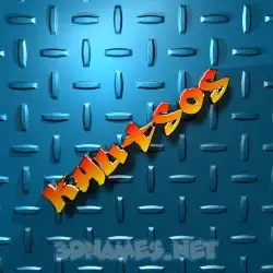 khutsos in Grid Style style - 3D name wallpaper