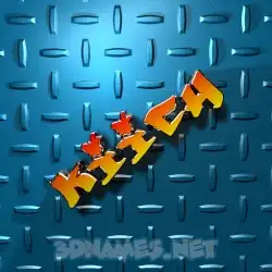 kiich in Grid Style style - 3D name wallpaper