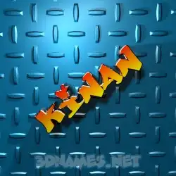 kinan in Grid Style style - 3D name wallpaper