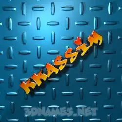 kkassim in Grid Style style - 3D name wallpaper