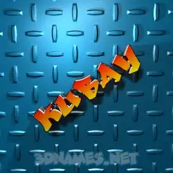 kubay in Grid Style style - 3D name wallpaper